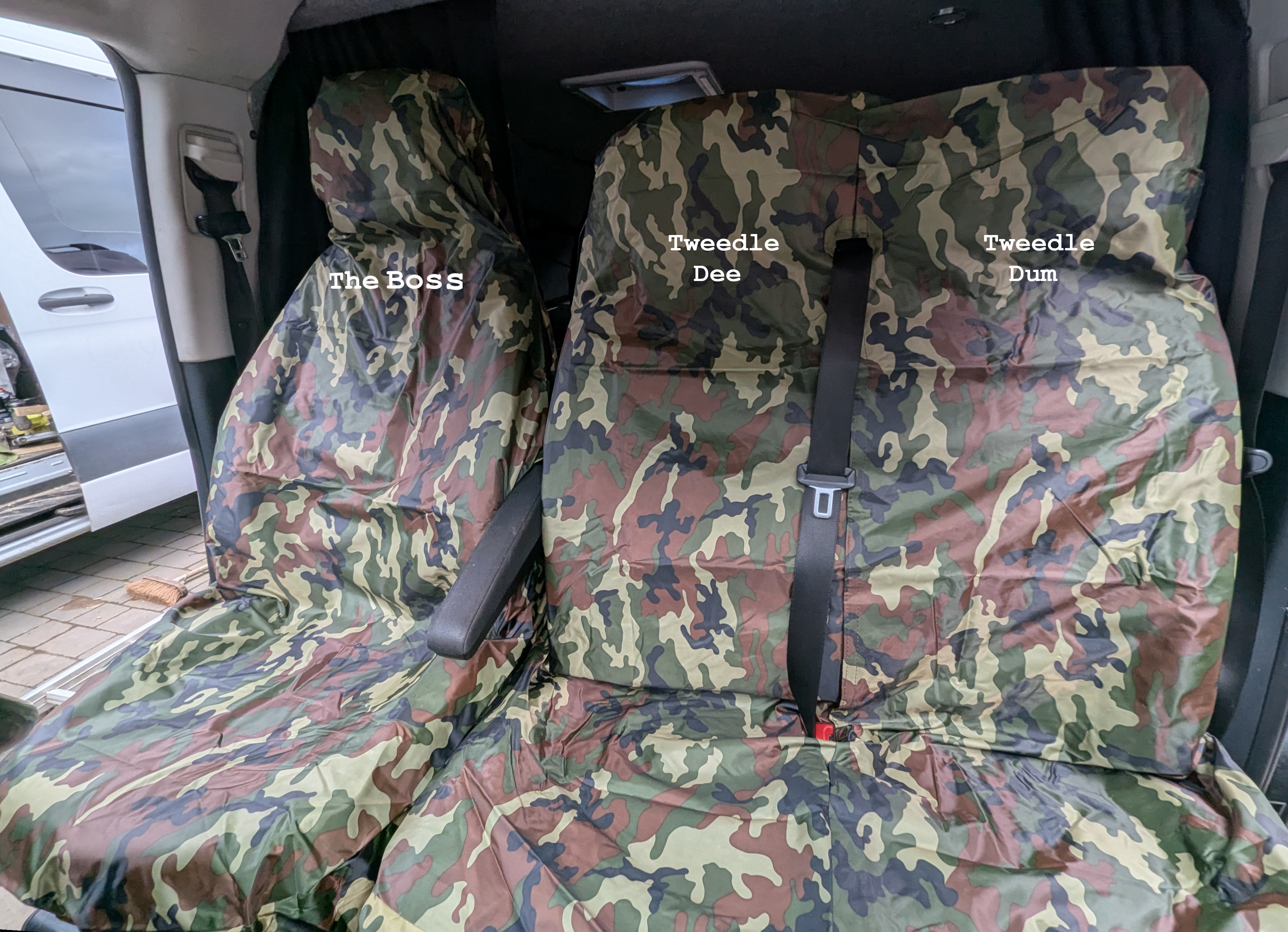 Personalised Work Van Set